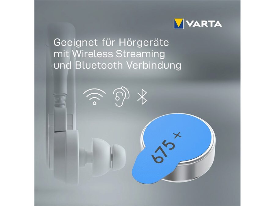 Batteri til høreapparat - PR44/675 (6 stk.)