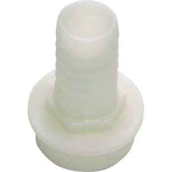 Grundfos 1.1/4" x 25 mm slangenippel, plastik