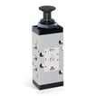 Manually operated valve-5/2- 1/4-push pull knob 454-910 MAN. VALVE SER. 4
