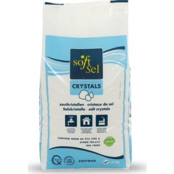 Saltkrystaller til blødgøringsanlæg 15 kg.