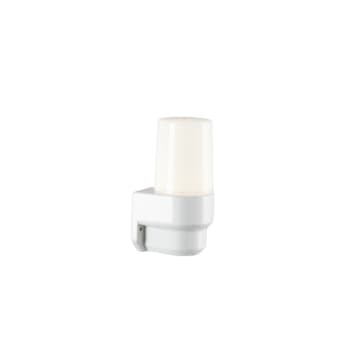 Saunaarmatur Classic hvid, mat opalglas E14