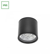 CHLOE AR111 GU10 IP65 Rund Sort - Vandtæt 230V LED Spotlampe med IP65-rating