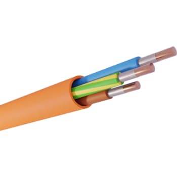 Brandsikkerkabel Safe MICA 5G2,5 mm², halogenfri, orange