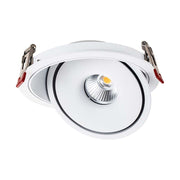 V-Tac 12W Indbygningsspot - Ø10,5 cm Hul, Ø12 cm Mål, 3i1 Design, Hvid Kant, 785lm, RA90 - 230V