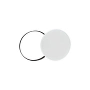 Spectrum 18W LED Loftslampe - Ø25cm, Højde: 5,2cm, Hvid Kant, Sort Ring - 2000lm, RA80, IP54