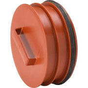 Uponor Double/Rib2 250 mm PP-prop med gummiring