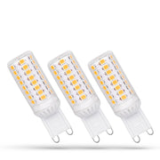 G9 LED 4.9W - 230V Varm Hvid Dæmpbar Premium Spectrum 3-pak med 5 års producentgaranti