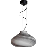 Mira pendel i blæst glas alle unikke ø 45, sort mix H 140 cm E27