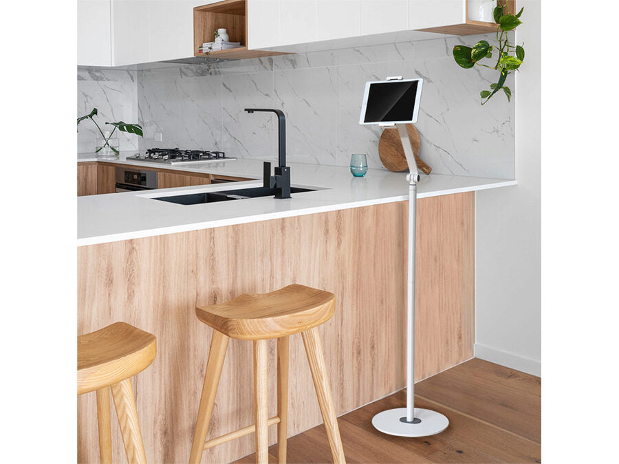 Gulvstander til smart-enheder - 4,7-12,9" Hvid