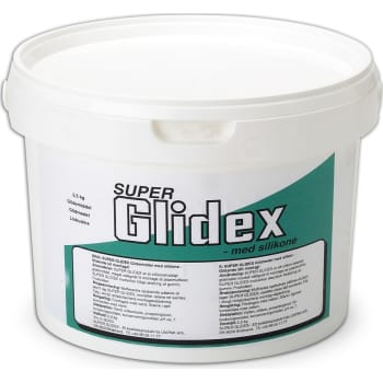 Super Glidex silikonebaseret glidemiddel i spand, 2,5 kg