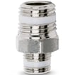 BSPT adaptor-male -male -nipple-1/4-1/2 thread -PTFE seal S2510 1/4-1/2 PIPE FITTING SPRINT