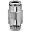 Dual seal push in fitting-male stud-4mm tube -1/8 thread 8512 4-1/8 SUPER-RAPID FITTING