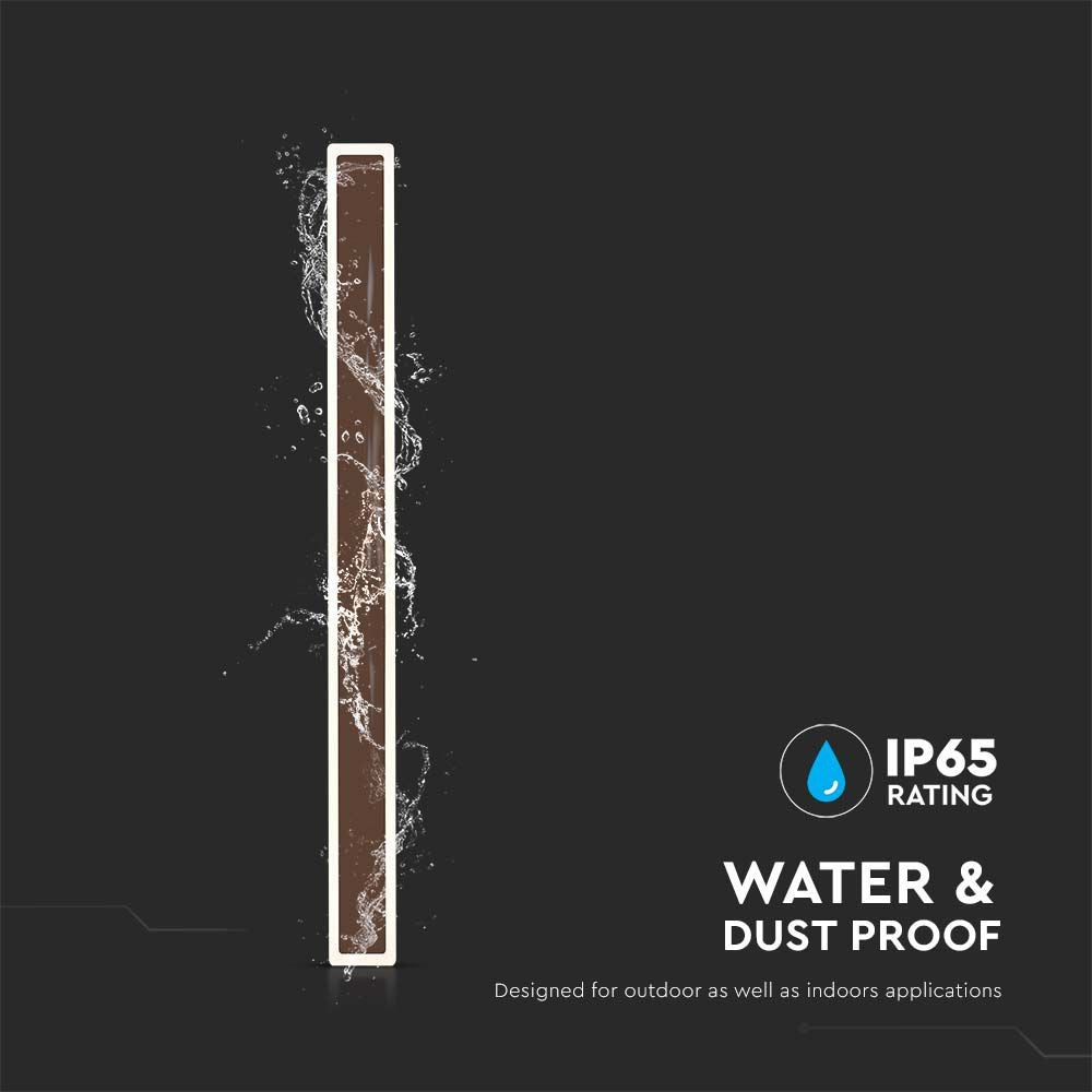 Væglampe LED 17W Corten IP65 med 4000K lysfarve og 2330lm - RA90 kvalitet til udendørs brug