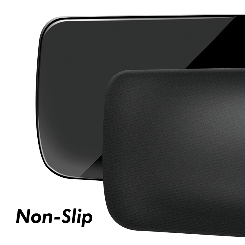 Keybord håndledsstøtte med GEL håndledsstøtte - Sort