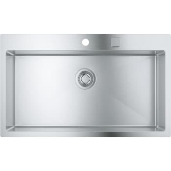 GROHE K800, Rustfri stålvask, nedfældet/planlimet, 846x510mm