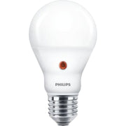 LED Standard Dag/Nat-sensor 6,5W 840, 806 lumen, E27, mat