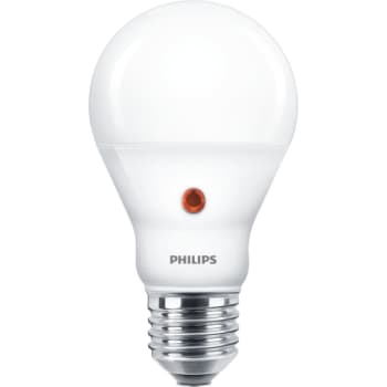 LED Standard Dag/Nat-sensor 6,5W 840, 806 lumen, E27, mat