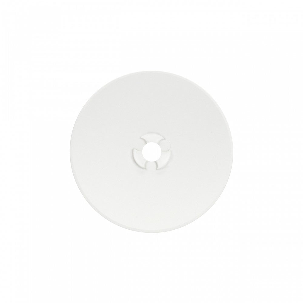 Piatta pladen base til armatur - 9W 240x30 hvid rundt.