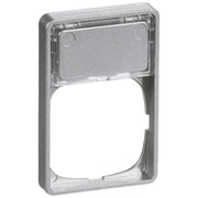 LK Fuga ramme Baseline 50 1½m m. tekstfelt - stålmetallic