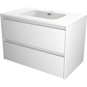 Sanibell Proline møbelsæt 81x46,8cm hvid mat, 2 softclose skuffer