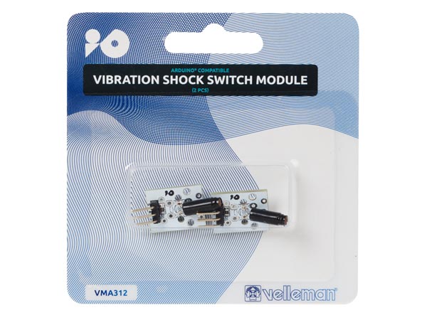 Vibrations sensorkontakt til Arduino (2 stk.)