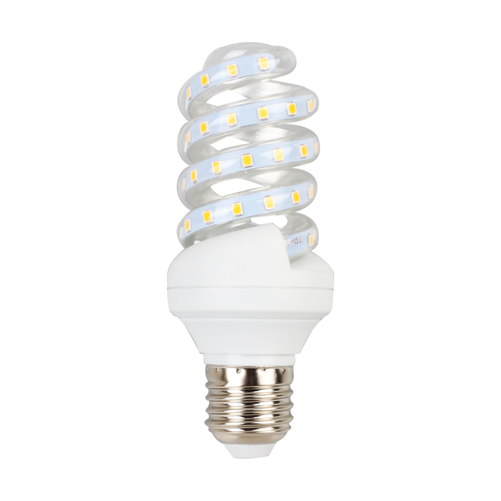 LED B5 Spiral - 9W E27, 4000K, 840lm - Erstatter 62W - 3 års garanti