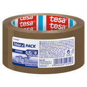 tesa emballagetape stærk 50 mm x 66 m, brun