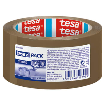 tesa emballagetape stærk 50 mm x 66 m, brun