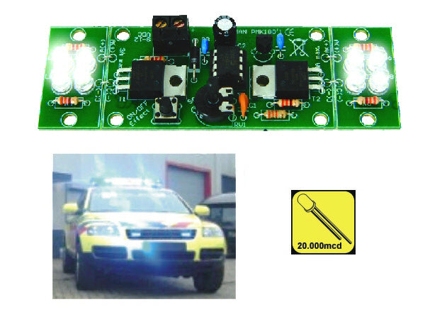 2-kanal HI-POWER LED blinker (loddekit)