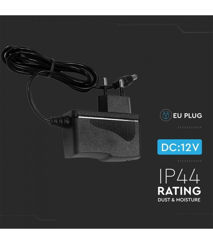 18W strømforsyning til LED strips - 12V DC, 1,5A, ip 44 kan bruges i  vådrum