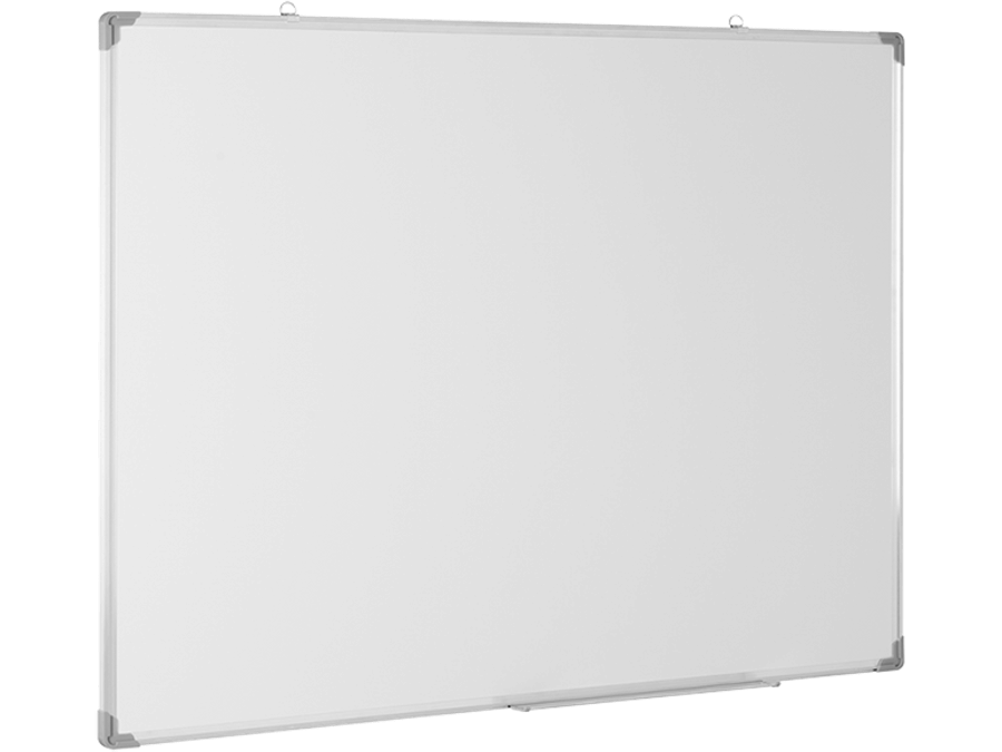 Magnetisk whiteboard - vægmont., alu.ramme (120 x 90cm)