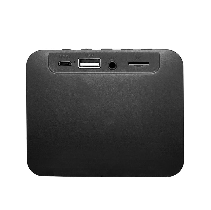 Kompakt bluetooth højttaler med FM radio, Sort