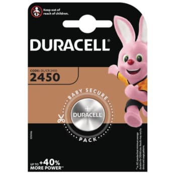 Duracell lithium batteri, CR2450, 1 stk.