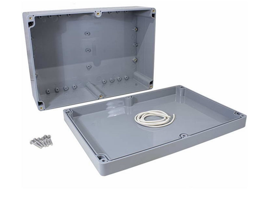 G378 plastkabinet - Mørkegrå, IP65 (185x265x95mm)