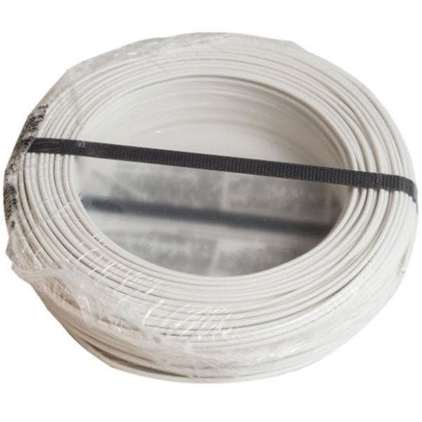 Inst. ledning H07V-U 1x1,5mm² hvid - 100 meter