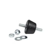 Vibrationsdæmper lille 37x24x28x62x8 ( 4 stk)