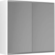 Graphic Spejlskab 60x55x16 cm hvid dobbeltsidet spejl 2 hylder