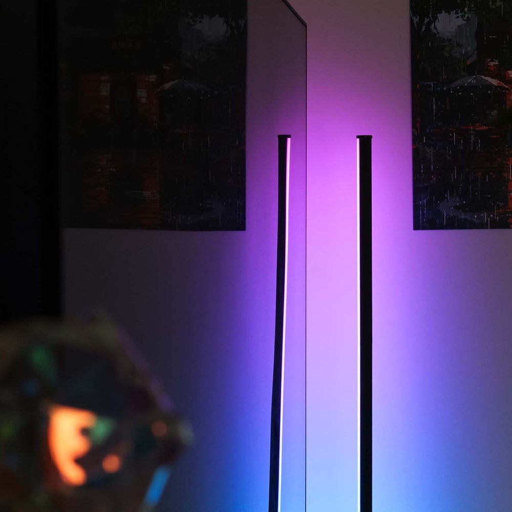 145cm RGBIC+CCT hjørnelampe med Wifi og app styring - 48W, 230V输入