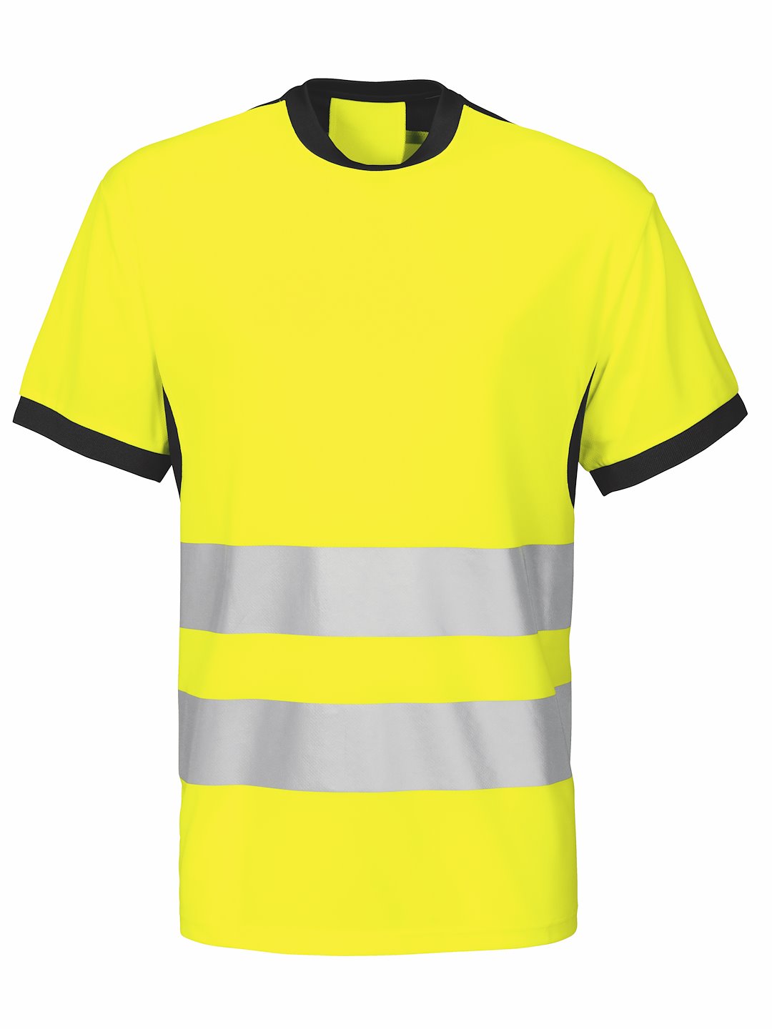 T-SHIRT GUL/SORT M