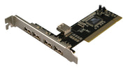 PCI kort - 4+1 port USB 2.0