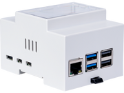 DIN-skinne kabinet til Raspberry Pi 5, Hvid