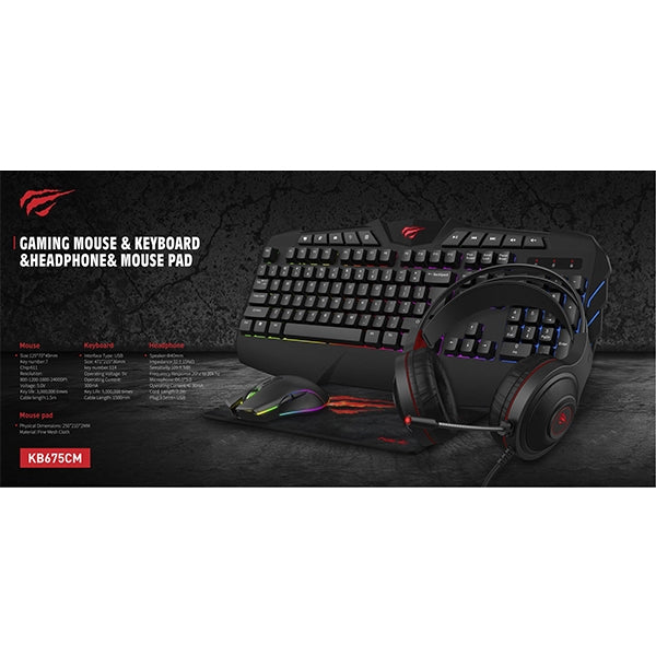 Havit Gaming Bundle gamingsæt med ledning