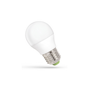 6W LED kronepære - G45, dæmpbar, matteret glas, E27, 480lm, RA80