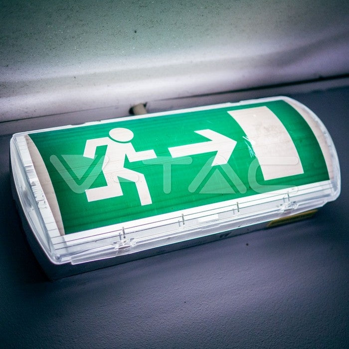 4W LED nødbelysning, 6000K