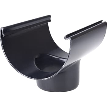 Plastmo tudstykke, 11", Ø75mm, sort