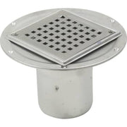 BLÜCHER 110 mm afløbsskål til smøremembran, uden studs, lodret