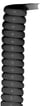 Spiralledning 5G0,75 pur sort 1500MM