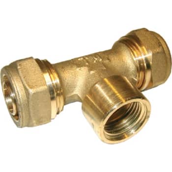 PEX TEE 15 X 1/2" X 15MM M/MUF