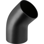 200 mm x 45° Bøjning med stor radius sort PEH Geberit