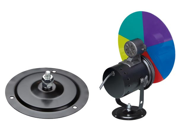 PAR36 pinspot + farvehjul + motor